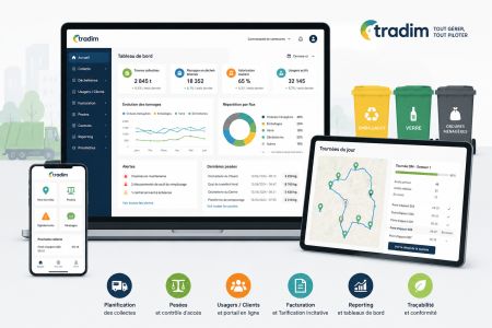 Tableau de bord de gestion des déchets