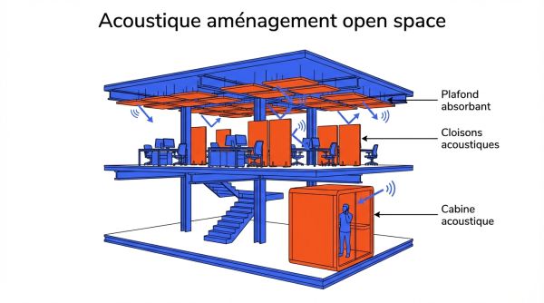 Acoustique aménagement open space