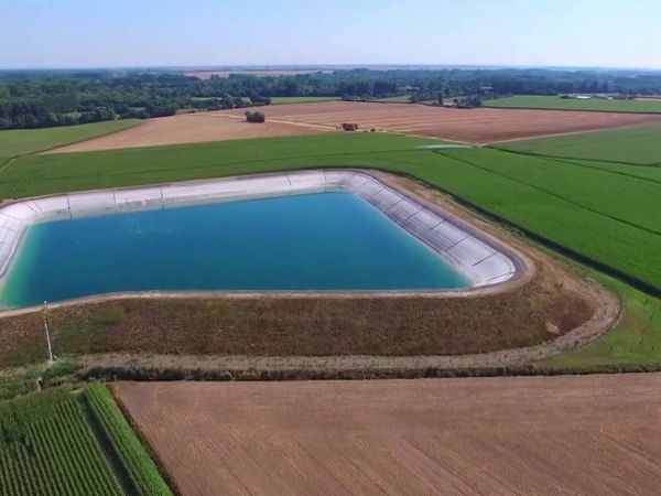 bassin retention à ciel ouvert