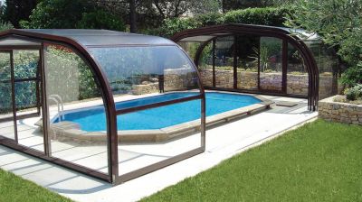 Polycarbonate Plein anti UV pour Abri de Piscine