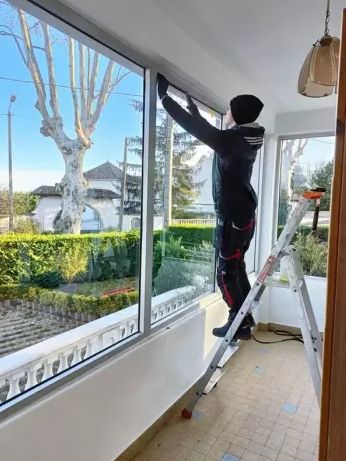  pose des films de sécurité