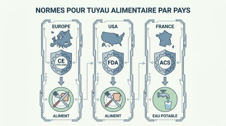 Normes pour tuyau alimentaire par pays
