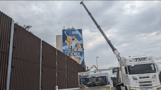 Mur anti bruit contre le bruit des transports