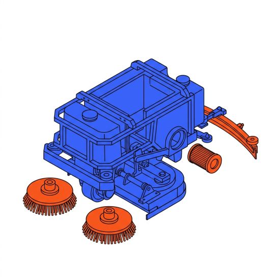 Usure brosses et raclettes robot autolaveuse