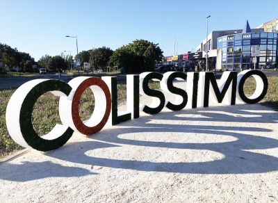 logo végétal extérieur grand format