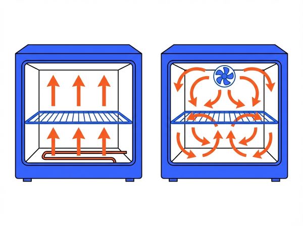 Étuve naturelle vs forcée