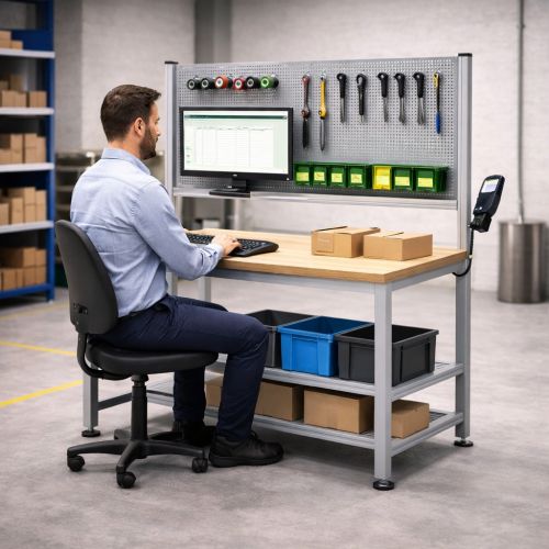 poste de travail industriel