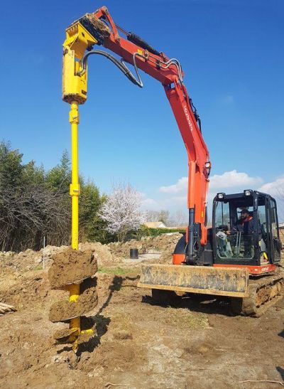 tarière hydraulique Rabaud