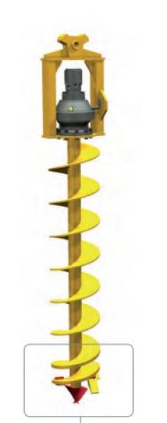 tarière hydraulique Rozzi