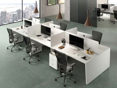 bureau call center 6 postes