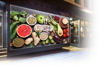écran LED pour vitrine de restaurant écran LED pour vitrine de restaurant