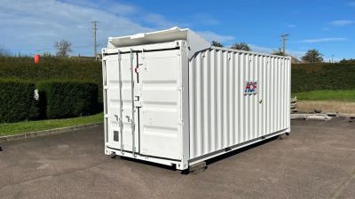 cabine de grenaillage en container ACF France