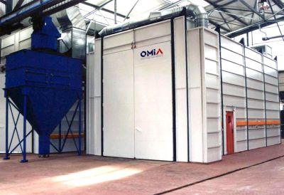 cabine de grenaillage OMIA France
