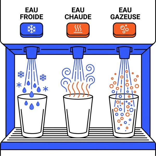 Options fontaine à eau entreprise