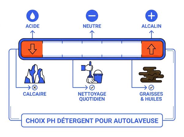 Choix pH détergent pour autolaveuse