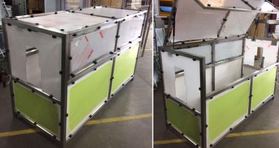 carter de sécurité pour machine d’emballage