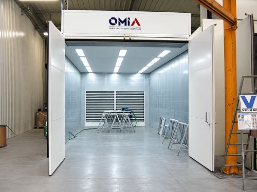 cabine de métallisation OMIA