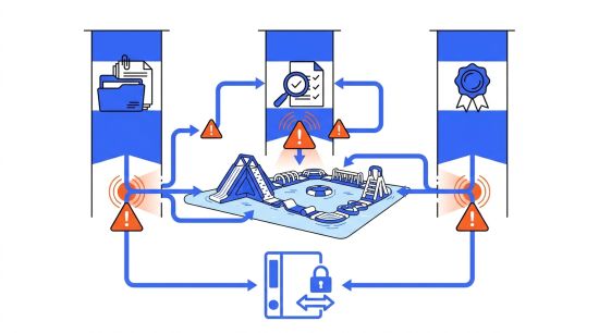 Contrôle des structures gonflables aquatiques