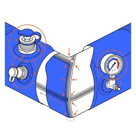 Maintenance structure gonflable aquatique