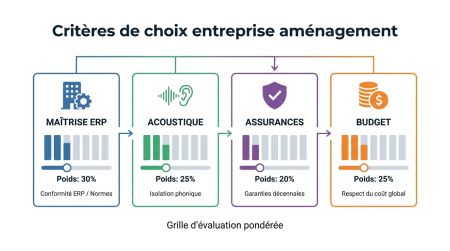 Critères de choix entreprise aménagement