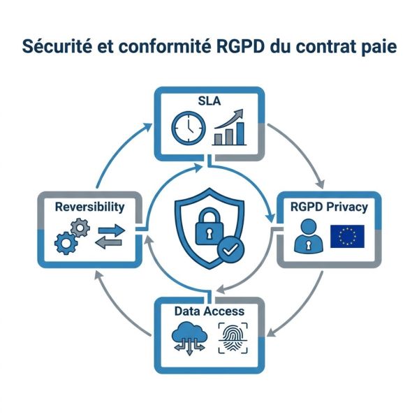 Sécurité et conformité RGPD du contrat paie