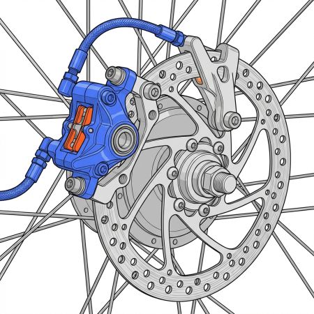 Frein à disque hydraulique pour VAE