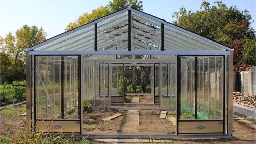 serre de jardin en verre