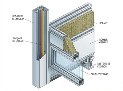 cloison amovible de bureau