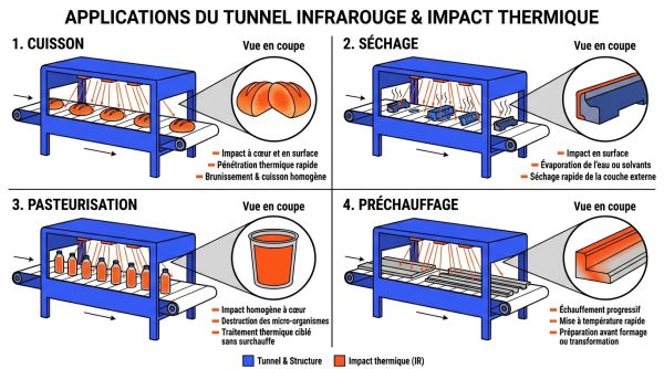 Applications du tunnel infrarouge