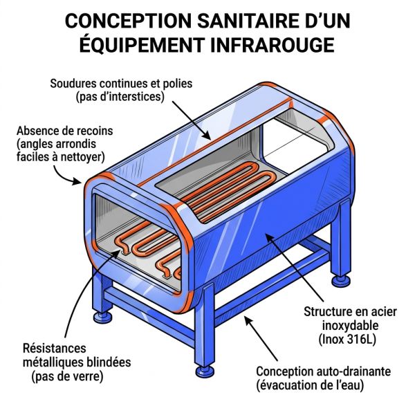Conception sanitaire infrarouge