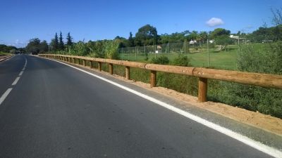 lissières de sécurité mixtes bois-métal
