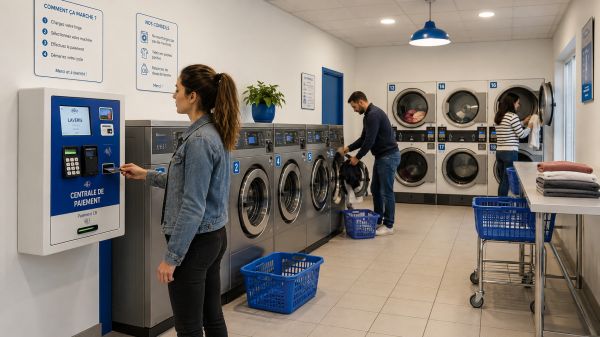 centrale paiement laverie
