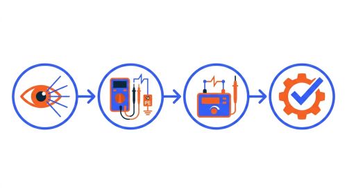 Essais armoire électrique : protocole avant test