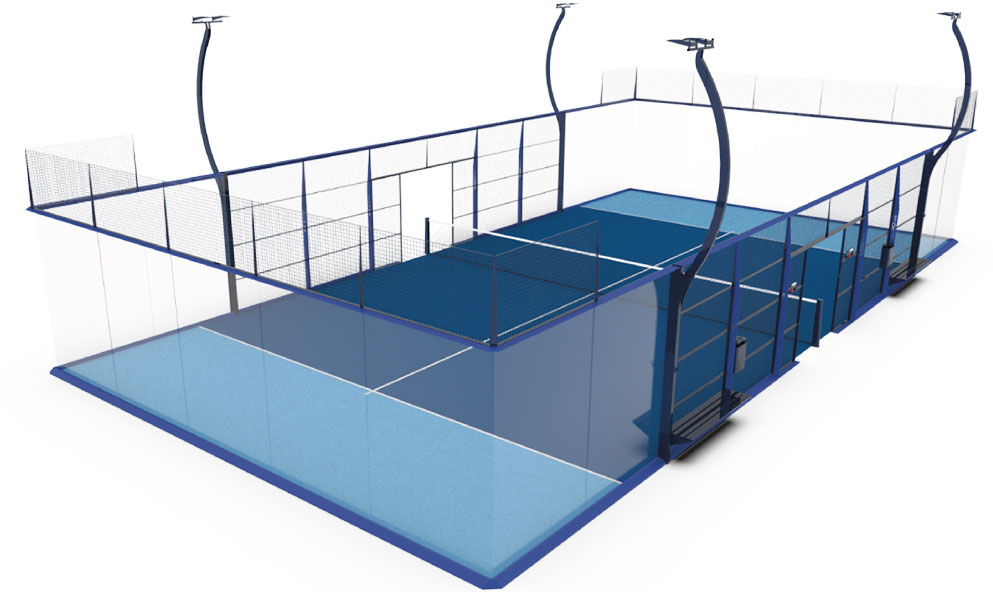 Terrain de padel multisport