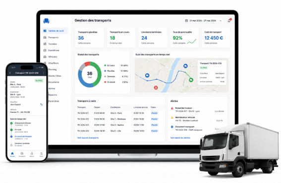Logiciel de gestion des transports