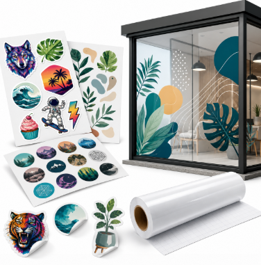 Impression de stickers, autocollants et vitrophanie personnalisée 