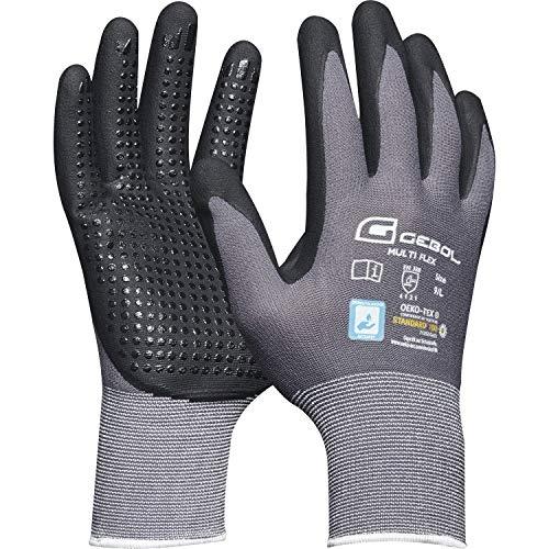 Gebol - Gants de travail confortables Multi-Flex en nylon avec revêtement - Résistance élevée à l'abrasion et ajustement optimal_0