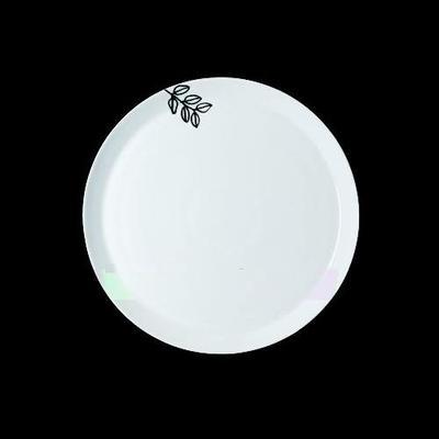 2 ASSIETTES PORCELAINE 21CM RAMEAU D'OLIVIER