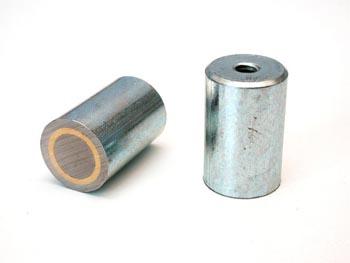 Ventouses électro-magnétiques taraudées type VA 07 - aimant cylindrique - capotage en acier zingué - usage jusqu'à 450°C_0