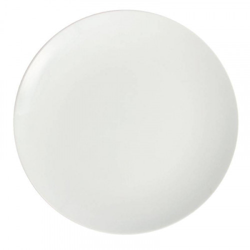 ASSIETTES COUPES EN PORCELAINE BLANCHE OLYMPIA Ø 310 MM - LOT DE 6