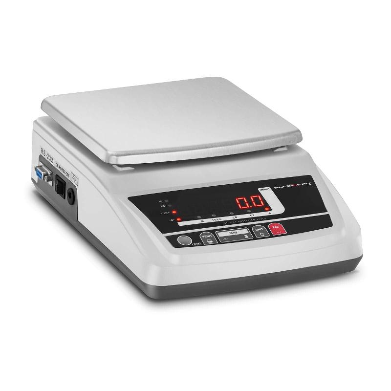 Balance de précision - 0,05 - 6 000 g / 0,1 g - Écran LED, interface RS-232 et autonomie 24 h_0