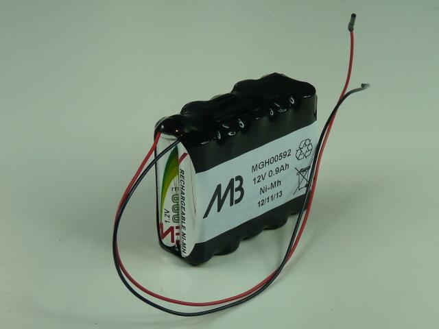 Batterie industrielle Nimh 10x AAA 10S1P ST2 12V 800mAh F100 - Marque NX_0