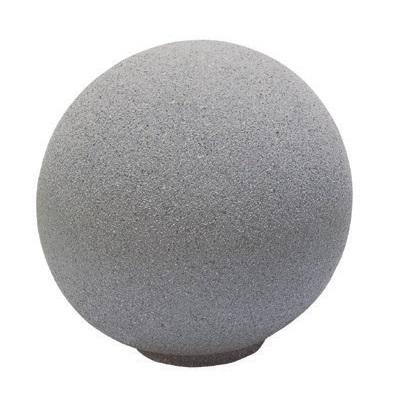 Borne en béton sphérique - Diamètre 40 cm - Préfabriquée en ciment écologique blanc ou gris_0