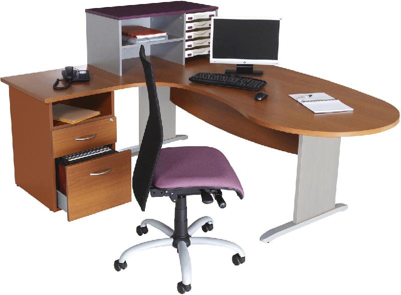 BUREAU CONVIVIAL MERCURE PIED PANNEAU RETOUR À GAUCHE OU RETOUR À DROITE
