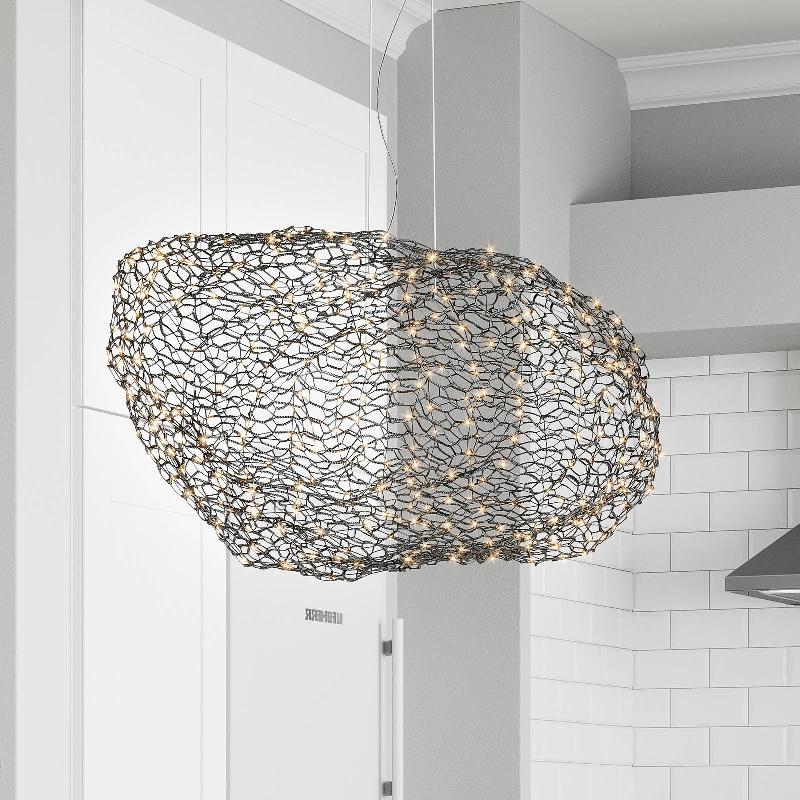 BY RYDÉNS HAYDEN SUSPENSION LED NOIRE MATE 76CM