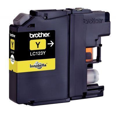 Cartouche jet d'encre Brother LC123 - Jaune - Référence LC123Y_0