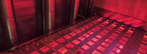 Cassette IR industrielle étanche Chaudelec pour l'industrie alimentaire - réchauffe des pots NESTLE par le bas_0