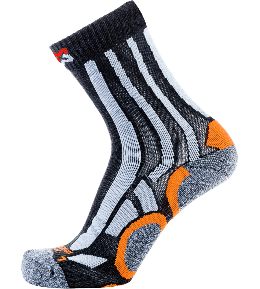 CHAUSSETTES DE TRAVAIL TOUTES SAISONS ANTHRACITE/ORANGE