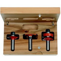 COFFRET CMT DE 3 FRAISES POUR LE LOGEMENT DE JOINTS PORTES EN VERRE