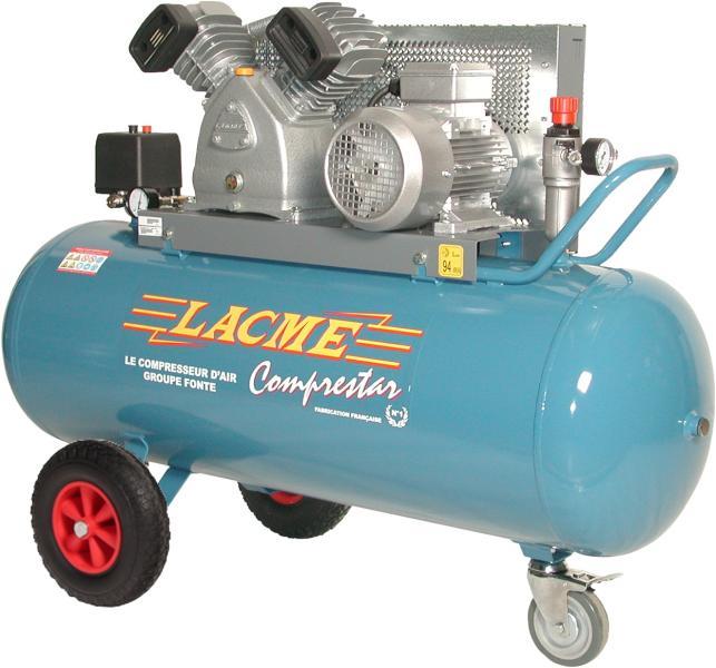 Compresseur 150 litres LACMÉ - COMPRESTAR 27V150T - 4 CV - 27 m³/h - 400V_0